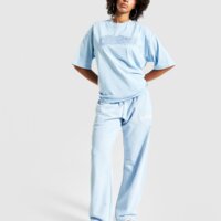 Koszulka damska HOODRICH T-SHIRT OVERSIZE SCATTER CRYSTAL hw03250069 kolor niebieski