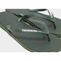 Męskie klapki HAVAIANAS BRASIL LOGO 4110850-5983 kolor zielony