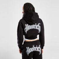 Damska bluza HOODRICH ROZPINANA BLUZA Z KAPTUREM CROP STELLAR hw02250023 kolor czarny