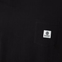 Koszulka męska ELEMENT T-SHIRT BASIC POCKET LABEL SS elykt00116fbk kolor czarny