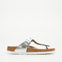 Klapki damskie BIRKENSTOCK GIZEH SFB LENA 1003675 kolor srebrny