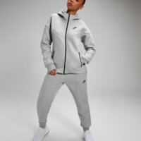 Damska bluza NIKE BLUZA ROZPINANA Z KAPTUREM W NSW TECH FLEECE fb8338-063 kolor szary