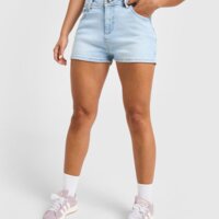 Spodenki damskie JUICY COUTURE SZORTY DENIM DIAMENTE LOGO jcjdw387431 kolor niebieski