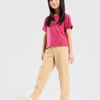 Koszulka dziecięca NIKE T-SHIRT G NSW TEE SS SLIM MOD CROP hf7010-634 kolor różowy
