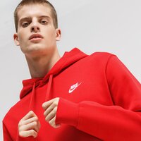 NIKE BLUZA Z KAPTUREM SPORTSWEAR CLUB FLEECE bv2654-657 kolor czerwony