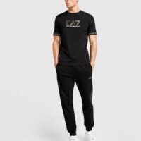 Koszulka męska EMPORIO ARMANI 7 T-SHIRT TAPE LL T BLK/GLD af132447m001152uc001 kolor czarny