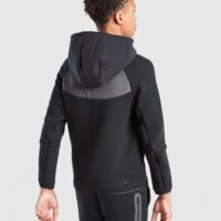 Bluza dziecięca NIKE BLUZA Z KAPTUREM B NSW TCH FLC FZ io1285-010 kolor czarny