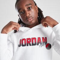 Bluza dziecięca JORDAN BLUZA Z KAPTUREM COLG PATCH OH WHT/RD B 95d435-wr2 kolor biały