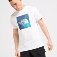Koszulka męska THE NORTH FACE T-SHIRT GRAD BOX T WHT/BLUE nf0a8ehbfn41 kolor biały