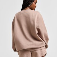 Damska bluza ADIDAS BLUZA SPORT CLUB CREW BRN/WH jh1240 kolor brązowy