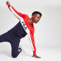 Bluza dziecięca FILA BLUZA Z KAPTUREM ASHER CREW SWEATSHIRT JUNIOR fw21jdk030 kolor granatowy