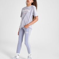 Spodnie dziecięce ADIDAS LEGGINGS (G)VRSITY 3S LEGGING VIO G jg6120 kolor fioletowy