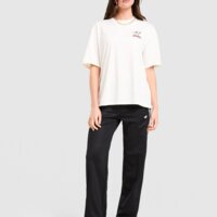 Koszulka damska ADIDAS T-SHIRT GFX ky5471 kolor beżowy