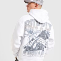 SUPPLY&DEMAND BLUZA Z KAPTUREM OCEAN HD WHT-WHT suptm18236010 kolor biały
