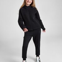 Bluza dziecięca NIKE BLUZA ROZPINANA Z KAPTUREM NSW TCH FLC HD LS GIRL fd2979-010 kolor czarny