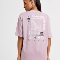 Koszulka damska THE NORTH FACE T-SHIRT ENERGY OS T CHK/WH nf0a8aq33ox1 kolor różowy