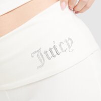 Spodnie damskie JUICY COUTURE SPODNIE LOGO FOLD OVER FLARE jcjdw3751005 kolor beżowy