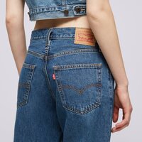LEVI'S SPODNIE 94 BAGGY MED INDIGO - WORN IN a3510-0028 kolor granatowy