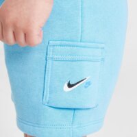NIKE KOMPLET T-SHIRT&SZORTY DOUBLE SWOOSH B fnzn0147 kolor niebieski