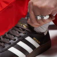 Męskie buty ADIDAS HANDBALL SPEZIAL ki8581 kolor brązowy