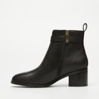 Damskie buty TOMMY HILFIGER TH LOGO MID HEEL BOOTIE fw0fw08179bds kolor czarny