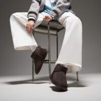 Damskie buty EMU AUSTRALIA STINGER MICRO  w10937chocolate kolor brązowy