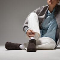 Damskie buty EMU AUSTRALIA STINGER MICRO  w10937chocolate kolor brązowy