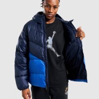 Męska kurtka zimowa NIKE KURTKA M NK WINDRUNNER STMNT DWN hq7790-451 kolor niebieski