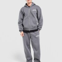 SUPPLY&DEMAND BLUZA Z KAPTUREM FINESSE suptm18293014 kolor szary