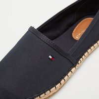 Damskie buty TOMMY HILFIGER BASIC TOMMY FLAT ESPADRILLE fw0fw06497dw6 kolor granatowy