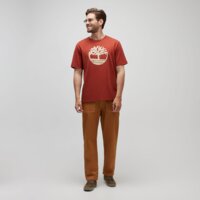 Koszulka męska TIMBERLAND T-SHIRT KENNEBEC RIVER TREE TEE tb0a2c2reod1 kolor czerwony
