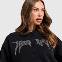 Damska bluza HOODRICH BLUZA ROZPINANA Z KAPTUREM QUARTZ DMNT FZ hw04250249 kolor czarny