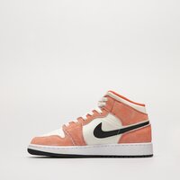 Buty dziecięce AIR JORDAN 1 MID SE dv1336-800 kolor pomarańczowy