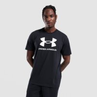Koszulka męska UNDER ARMOUR T-SHIRT UA SPORTSTYLE LOGO UPDATE SS 1382911-001 kolor czarny