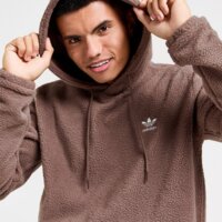 ADIDAS BLUZA Z KAPTUREM SHERPA HD BROWN jm1656 kolor brązowy