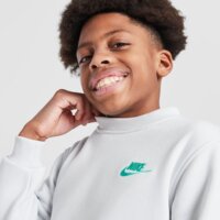 Bluza dziecięca NIKE BLUZA K NSW CLUB FLC CREW LS LBR B fd3006-025 kolor szary