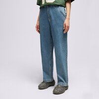 Spodnie damskie VANS SPODNIE GROUND WORK DENIM vn000a7j7w61 kolor niebieski