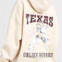 Damska bluza UNLIKE HUMANS BLUZA Z KAPTUREM TEXAS HD ulhtw10271104 kolor biały