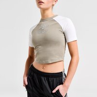Koszulka damska ADIDAS T-SHIRT SLIM TEE iw3947 kolor khaki