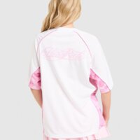 Koszulka damska HOODRICH T-SHIRT OVERSIZE FIELD JERSEY hw02260098 kolor biały