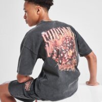 Spodenki dziecięce SUPPLY&DEMAND SZORTY FIRE DICE BLK-BLK B suptjb17755007 kolor szary