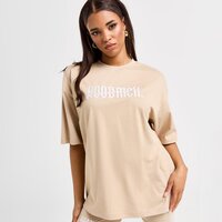 Koszulka damska HOODRICH T-SHIRT FUSION BF T BEIGE/PNK hw02240305 kolor beżowy