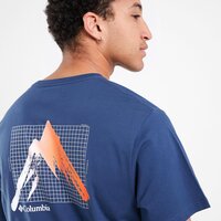 Koszulka męska COLUMBIA T-SHIRT FELSPAR TEE SGS cmatm10133091 kolor granatowy