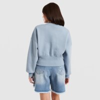 Damska bluza REEBOK BLUZA RICHARD CROPPED CREWNECK SWEATSHIRT 100241205 kolor niebieski