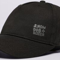 Damska  czapka z daszkiem S.NOW JOB SIZEER CAP BLACK  si123cap50001 kolor czarny