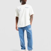 Koszulka męska SUPPLY&DEMAND T-SHIRT CROSSES TEE GRY-VGY suptm18373325 kolor biały