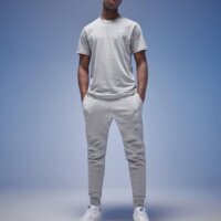 Koszulka męska NIKE T-SHIRT SPORTSWEAR CLUB fd1184-064 kolor szary
