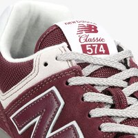 Męskie buty NEW BALANCE 574  ml574evm kolor bordowy