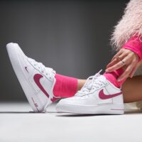 Buty dziecięce NIKE AIR FORCE 1 io7403-100 kolor biały
