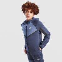 Bluza dziecięca NIKE BLUZA Z KAPTUREM B NSW TCH FLC MIX FZ io1285-437 kolor granatowy